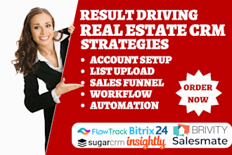 setup close io brivity salesmate insightly flowtrack sugar crm bitrix24 workflow