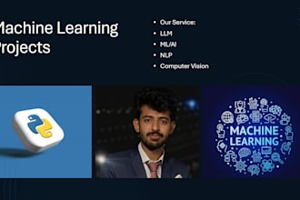 do machine learning,nlp, python, computer vision and ai projects