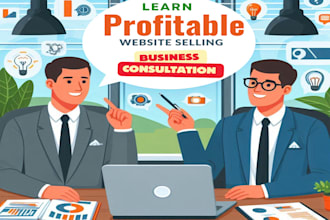 profitable website selling online business consultation