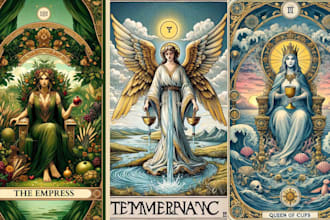design tarot cards card game board game oracle card playing tarot illustration
