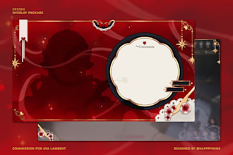 do design overlay streaming youtube twitch vtuber
