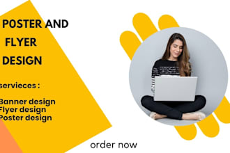 do attractive poster or flyer design