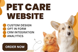 build optimized pet service website kennel installation, pet photograpy website
