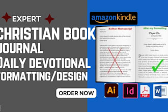 write, format german christian ebooks, daily devotion, prayer journal amazon kdp