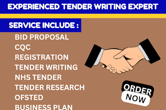 bid uk tender, proposal, nhs tender framework, cqc, rfq,cqc registration,ofsted