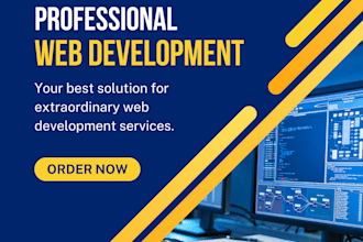 build or rebuild website development as full stack developer and website design