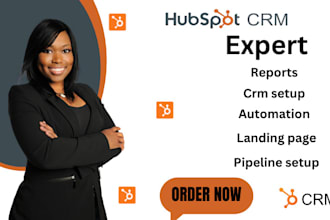 setup hubspot crm, hubspot workflow, marketing automation, hubspot landing page
