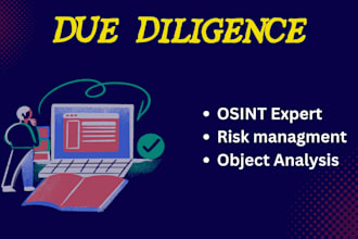 do risk management, due diligence report, investigator, osint