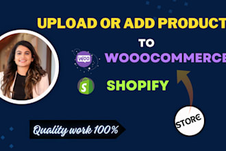 add products or upload products to woocommerce store