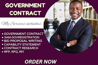 respond to rfp, rfi, rfq, government contract, and solicitation notice