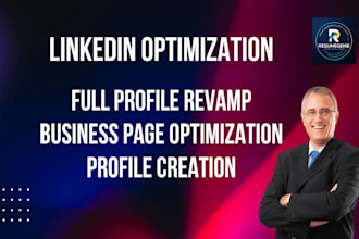 update and optimize your linkedin profile and business page