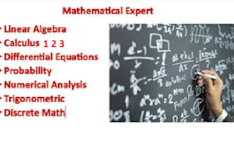 tutor linear algebra 1 2, discrete math, differential equation, calculus 1 2 3