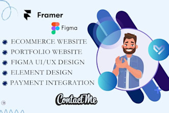 design figma to framer website ecommerce store and framer react code overrides