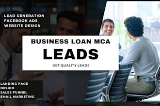 provide mca leads business loan leads for business loan lead generation