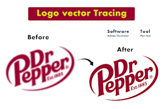 do any logo vector tracing, raster to vector and convert image to vector