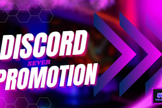 do discord server promotion, organic server promotion, discord active members