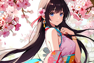 draw beautiful anime and manga art illustration