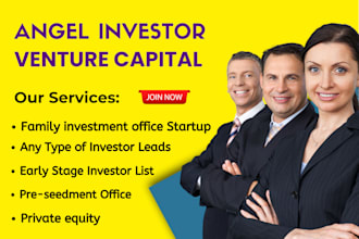 find top angel, seed, and venture capital investor leads