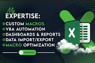 deliver customized excel macro and excel vba solutions