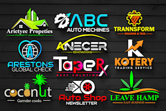 do unique, modern and creative business logo design