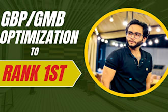 professional gbp gmb setup, verification, optimization to rank top