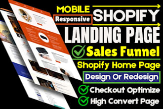 create pagefly checkout shopify product sales landing page gempages redesign