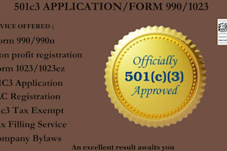 do non profit registration, reinstate 501c3 tax exempt,form 1023 1023ez 990