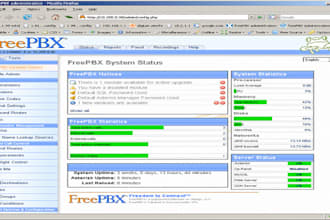 install freebx asterisk pbx voip 3cx fusionpbx vitalpbx magnus billing vicidial