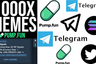 do crypto promotion sell out token cto to 100m pump fun promotion telegram ads