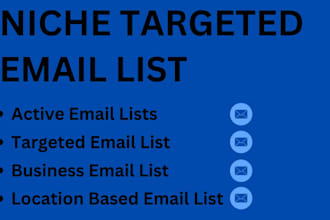 build niche targeted email list for email marketing campaign