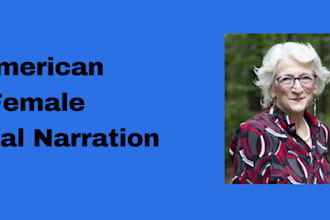 record a professional american female medical narrative