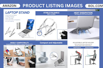 design amazon or bol product listing custom business infographics