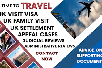 help to prepare your UK visit, study, settlement, and spouse visa applications