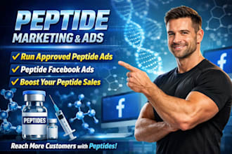 do peptide marketing, run approved peptide ads, peptide facebook ads,peptide