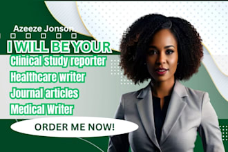 write clinical study report healthcare writing journal articles medical writing