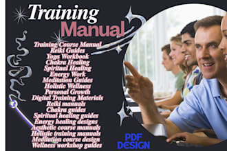write training course manual, beauty, skincare, microblading, dog user guides