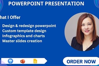 design and redesign professional powerpoint presentation