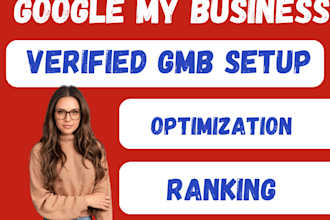 setup a verified google business profile and optimize gmb for local SEO ranking
