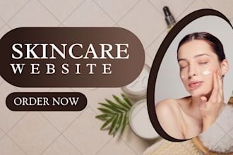skincare website skin shopify store spa website cosmetic website beauty website