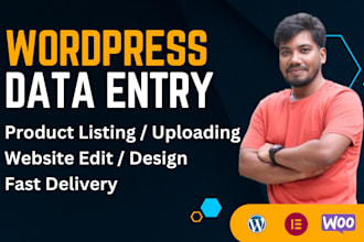 do wordpress data entry woocommerce product listing product upload