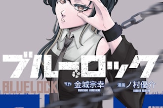 draw you in blue lock art style