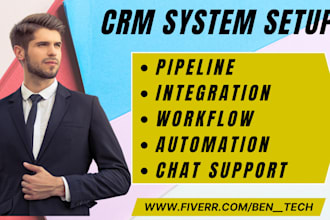setup crm system adobe salesforce freshwork apptivo copper cloze nimble keap