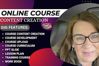 create online course, ebook content, course curriculum, online course content