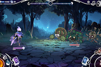 character design, concept art and background for the game