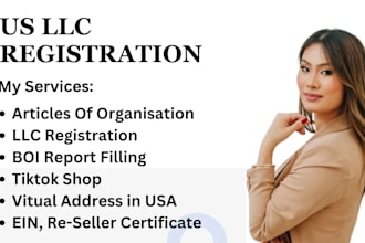 do US llc registration, ein number, boi report for US resident and non resident