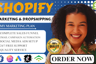 boost shopify sales, ecommerce shopify dropshipping marketing, website promotion