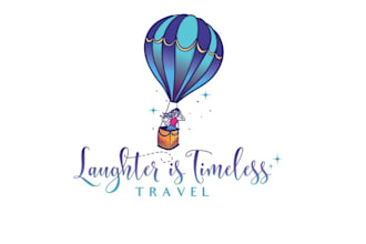 design timeless magical travel agency logo