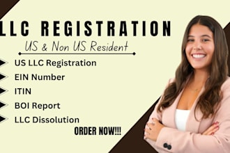 handle llc registration ein itin dba setup boi reports llc dissolution