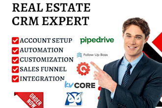 setup real geeks wise agent chime liondesk contactually follow up boss kvcore