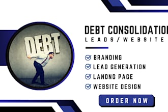 debt consolidation leads debt settlement debt relief leads debt relief website